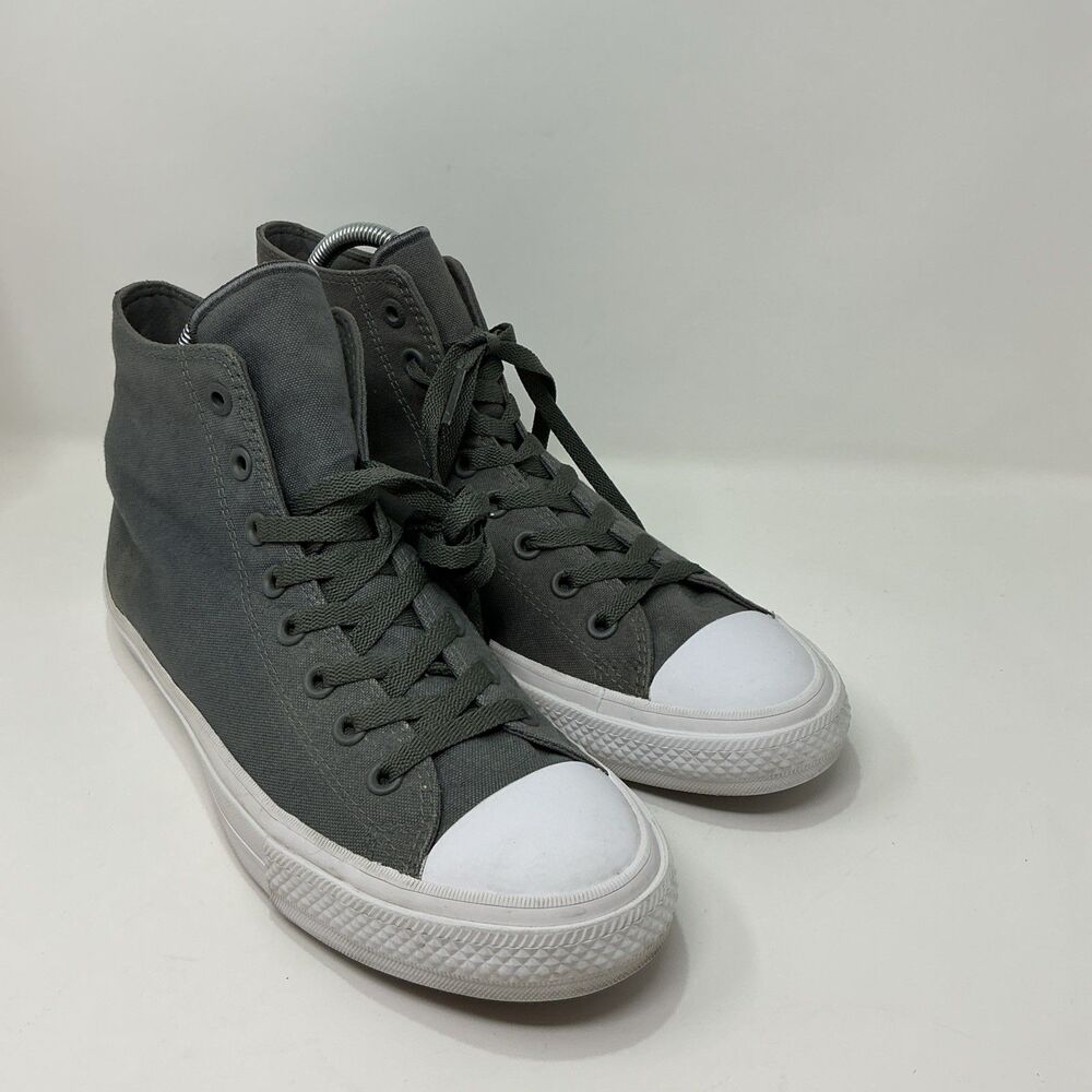 Unisex Converse Chuck Taylor All Star II High Grey 150147c Sneakers size 10